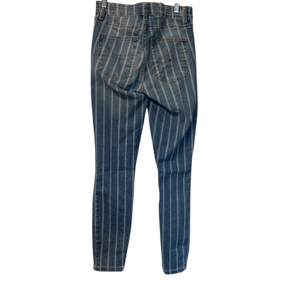 Tommy Hilfiger Women's High Rise Skinny Jeans Striped Blue Size 0 - Picture 12 of 13